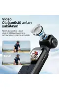 دوربین اکشن مینی 4K Ultra HD | Wi-Fi، لنز چرخشی 270°، تثبیت‌کننده EIS