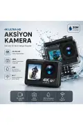 دوربین اکشن 4K Ultra HD WiFi | 20MP | 20 قطعه لوازم جانبی | زاویه دید 170° | کیف ضد آب