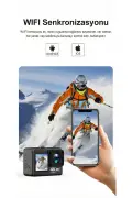 دوربین اکشن 4K Ultra HD WiFi | 20MP | 20 قطعه لوازم جانبی | زاویه دید 170° | کیف ضد آب