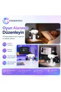 پایه شارژ VR با نور RGB | نگهدارنده عینک VR و کنترلر سازگار با Meta Quest 3S / Quest 3 / Quest 2