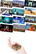 ست عینک واقعیت مجازی 360 درجه بسته سرگرمی خانگی با هدفون