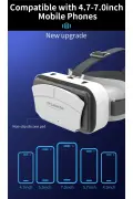 عینک واقعیت مجازی G12 3D سیاه 4.5-7.0 اینچ