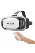 عینک واقعیت مجازی 3D سفید 3.2 و کنترلر بلوتوث