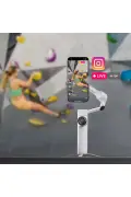 کیت دنبال‌کننده هوشمند Flow 2 Pro سفید – ۳۶۰° دنبال‌کردن، پیدا کردن من، مگ‌سیف، ضد لرزش