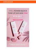 کرم ضد آفتاب روشن کننده تن 50ml A'PIEU Power Block Tone Up Base Pink SPF50+/PA++++