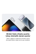 پاوربانک 20000mAh (کابل یکپارچه) خاکستری روشن