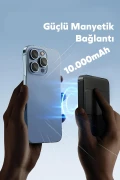 پاوربانک مگ‌سیف با پایه 10000mAh سریع قابل حمل برای آیفون 11 12 13 14 15 16 17 و سامسونگ شیائومی