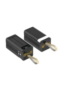 پاوربانک شارژر خورشیدی ۵۰,۰۰۰ میلی‌آمپر با چراغ LED و ۴ خروجی USB