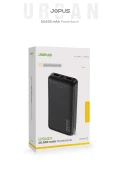 پاوربانک 20000mAh - با نشانگر LED - دستگاه شارژ قابل حمل - سیاه JP-P10A