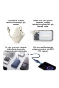 پاور بانک با پورت USB و USB-C و کابل USB-C یکپارچه 20000mAh 33W BHR8975GL - آبی