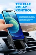 نگهدارنده تلفن داخل خودرو با مکش فعال 360 - نگهدارنده تلفن اتومبیل وکوم آکروبات