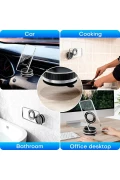 نگهدارنده تلفن 360 درجه چرخشی - نگهدارنده تلفن با مگنت و وکیوم قابل تنظیم برای داخل خودرو