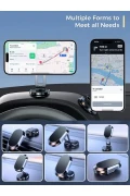 نگهدارنده تلفن همراه مغناطیسی و تاشو برای خودرو و میز با قابلیت چرخش 360 درجه