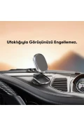 نگهدارنده تلفن همراه مغناطیسی و تاشو برای خودرو و میز با قابلیت چرخش 360 درجه