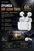 هدفون بی‌سیم پرو 5 پلاس بلوتوث 5.3 TWS سازگار با iOS و Android با صدای استریو HD و کیس لمسی هدیه‌ای