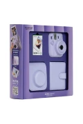 دوربین عکس Instax mini 13 لیلا با 10 عدد فیلم، آلبوم مربع و جعبه کیف چرم