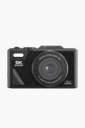 دوربین دیجیتال 5K با فلاش 75MP صفحه نمایش تاشو 18 برابر زوم با کارت 64GB هدیه منوی فارسی