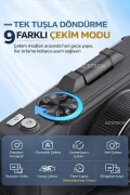 دوربین دیجیتال 5K با فلاش 75MP صفحه نمایش تاشو 18 برابر زوم با کارت 64GB هدیه منوی فارسی