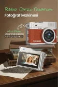 دوربین دیجیتال مینی سلفی ویدئو و وُلاگ مینی با کلید 1080P CMR35 قهوه‌ای