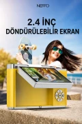 دوربین ویدئویی دیجیتال رترو 4K با فلش 48 مگاپیکسل (هدیه کارت SD 16GB) دوربین عکاسی دیجیتال و لاگ