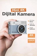 دوربین دیجیتال مینی سلفی ویدئو بلاگ دوربین مینی کلیدی 1080P CMR35 آبی