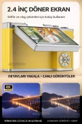 دوربین دیجیتال 4K با کیفیت 48 مگاپیکسل و صفحه نمایش تاشو 18 برابر زوم با فلاش و 64 گیگابایت هدیه منوی فارسی