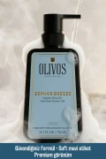 ژل حمام و دوش با عطر حمام روغن زیتون طبیعی 100% مناسب برای پوست خشک و مرطوب کننده و مغذی 750 میلی لیتر