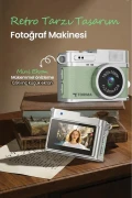 دوربین دیجیتال مینی سلفی ویدئو بلاگ دوربین مینی کیفی 1080P CMR35 سبز روشن