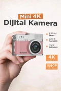 دوربین دیجیتال مینی سلفی ویدئو و لوگ Mini Anahtarlık 1080P CMR35 صورتی