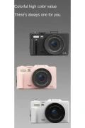 دوربین دیجیتال ویدئو بلاگ با صفحه نمایش 3 اینچی، زوم 18 برابر و فلش - کارت 64GB
