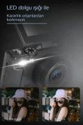 دوربین دیجیتال ویدئو بلاگ با صفحه نمایش 3 اینچی، زوم 18 برابر و فلش - کارت 64GB