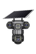 دوربین امنیتی بی‌سیم 24: دوربین 6 مگاپیکسلی با سیم‌کارت 4G. خورشیدی، صدای دوطرفه و اعلان فوری