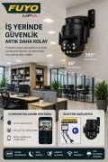 دوربین وایفای گردان 360 درجه اسپید دام 1080p فول اچ دی با قابلیت دید در شب و حرکتی برای فضای باز
