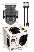 دوربین وایفای گردان 360 درجه اسپید دام 1080p فول اچ دی با قابلیت دید در شب و حرکتی برای فضای باز