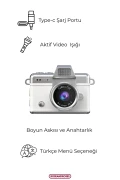 دوربین مینی با صفحه نمایش چرخان و فلاش برای سلفی و ویدیو بلاگ - کلیددار 1080P+48MP