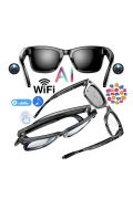 عینک دوربین هوشمند W610 AI 4K با WiFi و بلوتوث 5.3 | دوربین 8MP سونی، دستیار صوتی پشتیبانی شده توسط GPT، عکاسی و فیلمبرداری