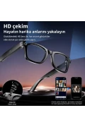 عینک دوربین هوشمند W610 AI 4K با WiFi و بلوتوث 5.3 | دوربین 8MP سونی، دستیار صوتی پشتیبانی شده توسط GPT، عکاسی و فیلمبرداری