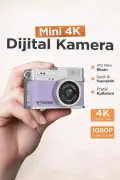 دوربین دیجیتال مینی سلفی ویدئو مینی وُلاگ 1080P CMR35 بنفش