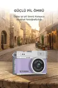 دوربین دیجیتال مینی سلفی ویدئو مینی وُلاگ 1080P CMR35 بنفش