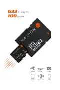 کارت حافظه 32 گیگابایت SD با آداپتور 100 مگابیت بر ثانیه