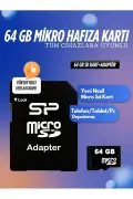 کارت حافظه میکرو SD 64 گیگابایت با قابلیت انتقال داده - سازگار با تمام دستگاه‌ها و دارای آداپتور