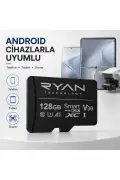 کارت حافظه میکرو SD 128GB U3 V30 A1 SDXC با پشتیبانی از ویدیو 4K، مناسب برای تلفن، دوربین و پهپاد