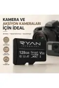 کارت حافظه میکرو SD 128GB U3 V30 A1 SDXC با پشتیبانی از ویدیو 4K، مناسب برای تلفن، دوربین و پهپاد