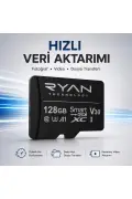 کارت حافظه میکرو SD 128GB U3 V30 A1 SDXC با پشتیبانی از ویدیو 4K، مناسب برای تلفن، دوربین و پهپاد