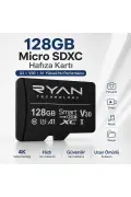 کارت حافظه میکرو SD 128GB U3 V30 A1 SDXC با پشتیبانی از ویدیو 4K، مناسب برای تلفن، دوربین و پهپاد