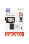 کارت حافظه میکرو اس دی ایکس 64 گیگابایت سن دیسک مدل SDSQQNR-064G-GN6IA با سرعت 100/40 مگابایت بر ثانیه کلاس C10 V30