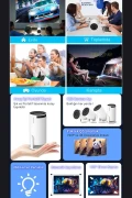 پروژکتور سینمایی هوشمند با قابلیت وای‌فای و نسخه به‌روز اندروید - Ultra HD
