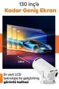 پروژکتور سینمایی هوشمند قابل حمل اندروید با پشتیبانی از Wifi Ultra HD