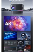 دستگاه پروژکتور PJ300 Plus با لایسنس گوگل - 1080p - پشتیبانی از 4K - وای‌فای 5GHz