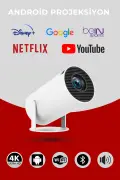 پروژکتور هوشمند سینما با اسپیکر داخلی و وای‌فای اندروید